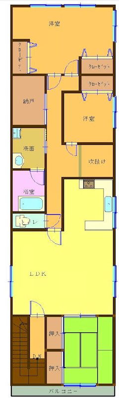 松本マンション 間取り