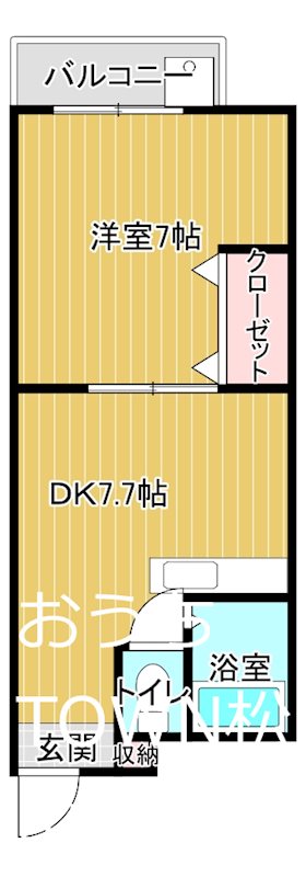 細川ビル 302号室 間取り