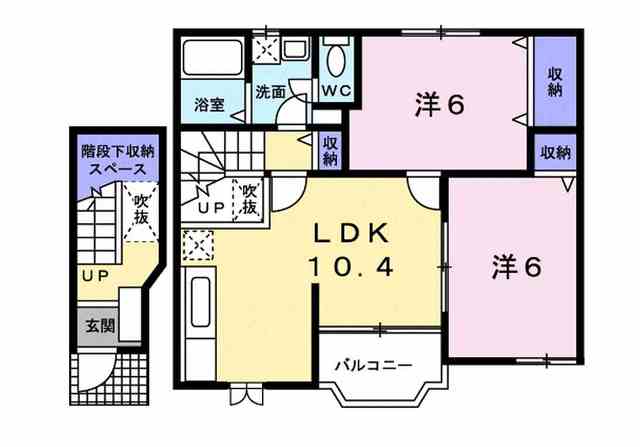 ゼフィルス新川Ｂ 202号室 間取り