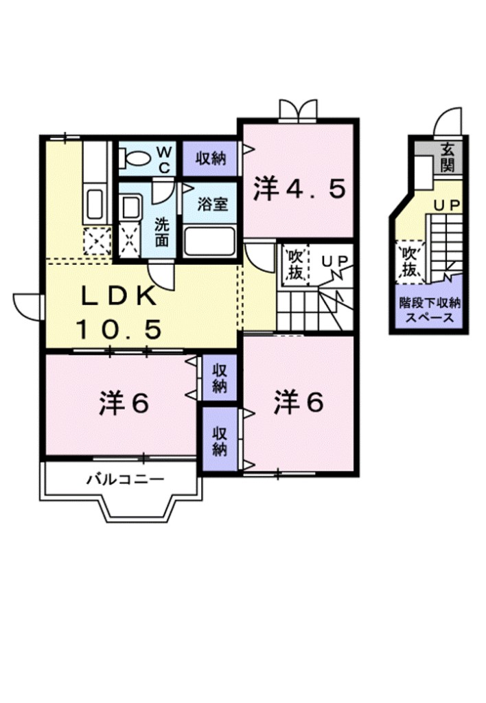 セントラルヒルズⅡ 間取り図