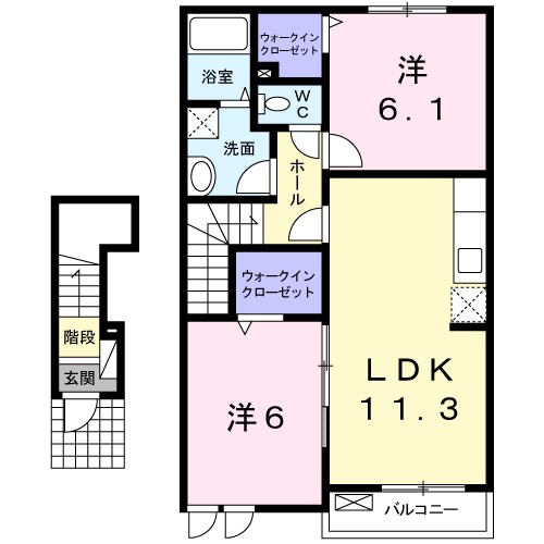 グランコ－ト　Ａ 間取り図