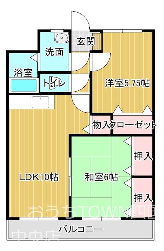 ユーミーノムラ 205号室 間取り