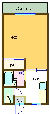 オックスフォードサーカステラス 201号室 間取り