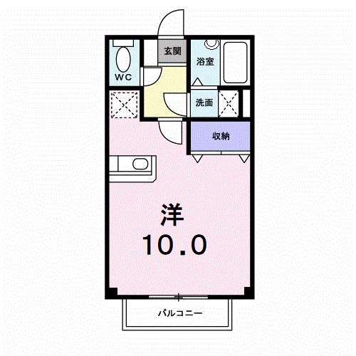 フォレスタ・Ｔ２ 105号室 間取り