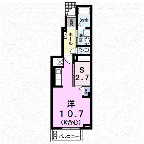 本町ハイツ 102号室 間取り