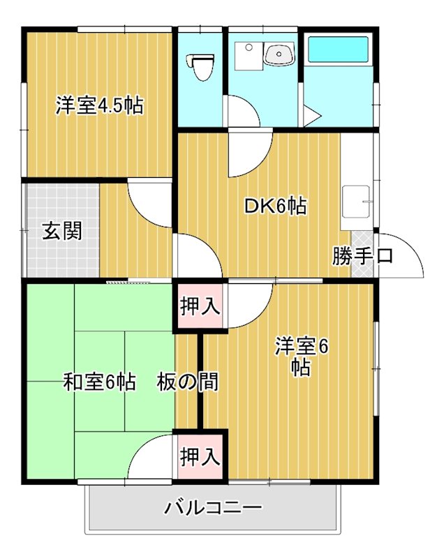 一色N.I貸家 間取り