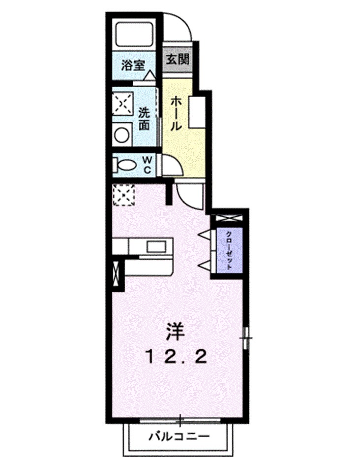 エクセレンテ関谷Ａ 101号室 間取り