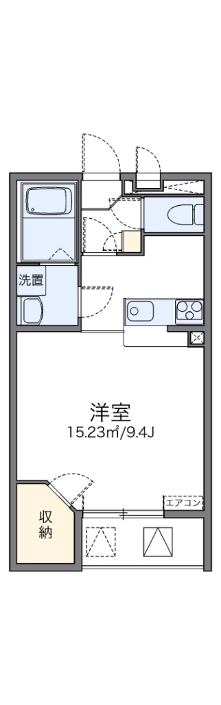 レオネクストル　コフレ 208号室 間取り