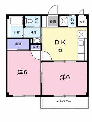 サン住吉 102号室 間取り