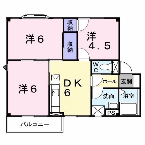 パラム 202号室 間取り