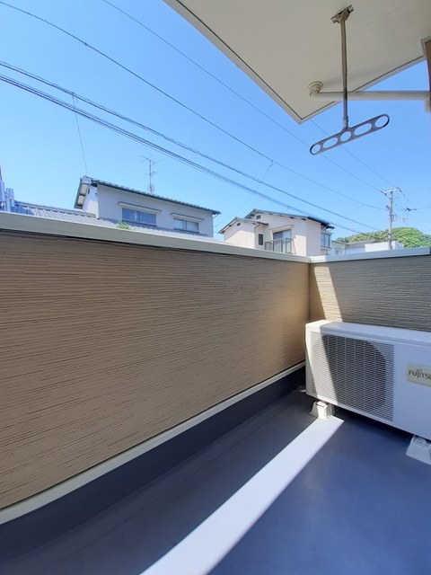 ウエスト　エアリーＡ ベランダ