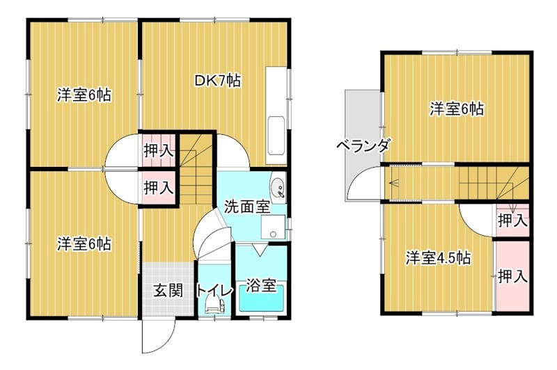 竹田借家 間取り