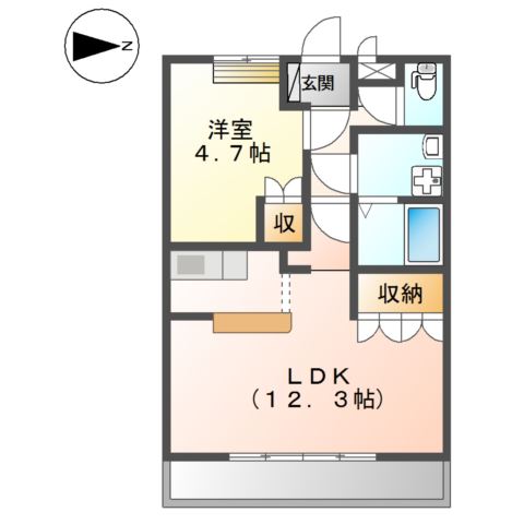 シェルハイツM 間取り