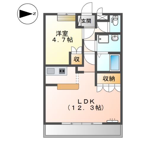 シェルハイツM 間取り