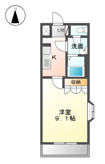 シェルル南方 間取り