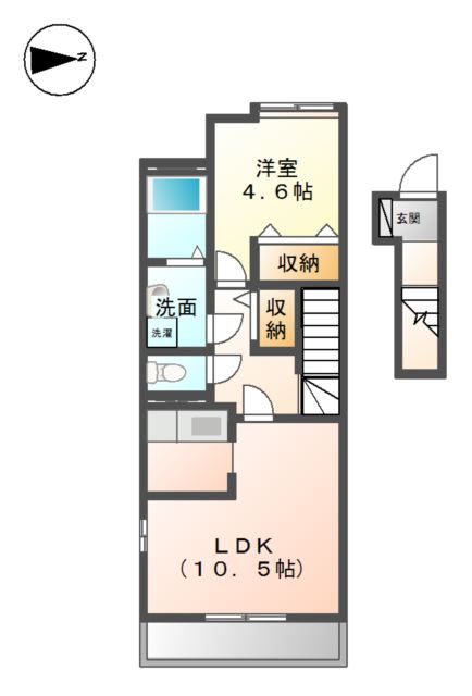 カメリア北土居 Ａ 間取り