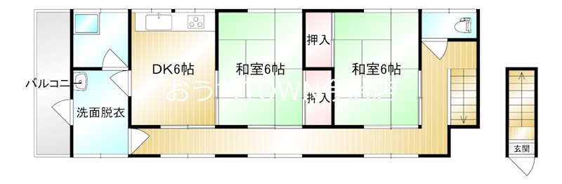 木村MK貸家 間取り