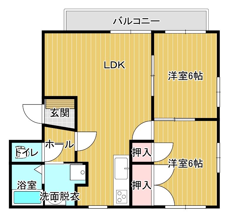 フォーレス桜木 205号室 間取り