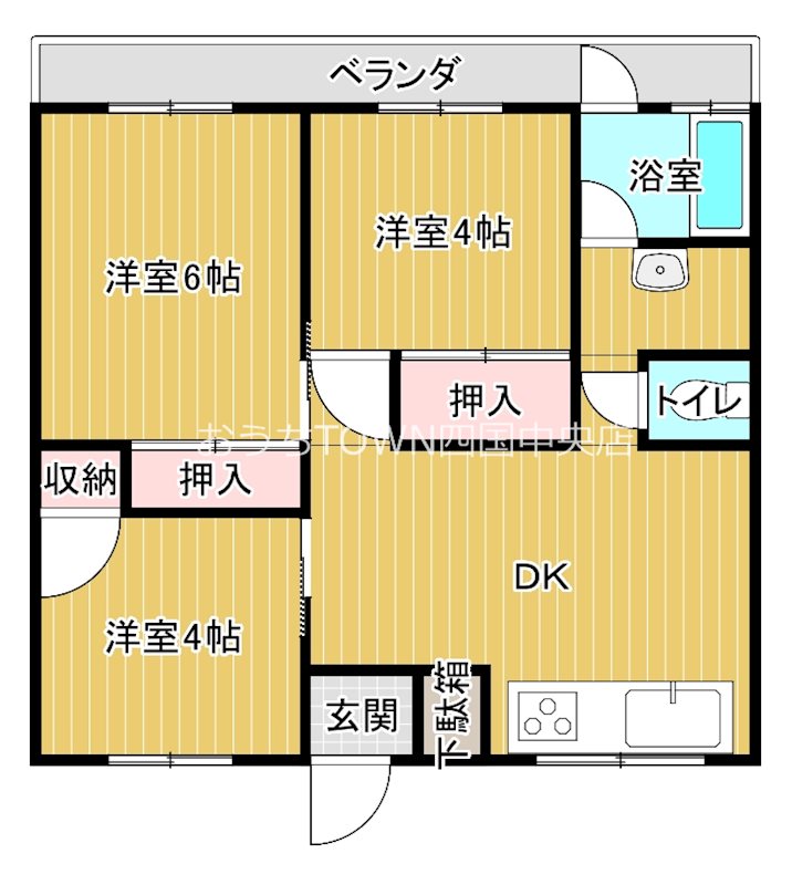 美を里マンション 204号室 間取り