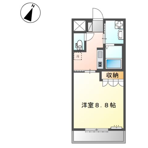 スパイフィ・コート 間取り