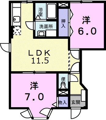 サンライズコート 間取り図