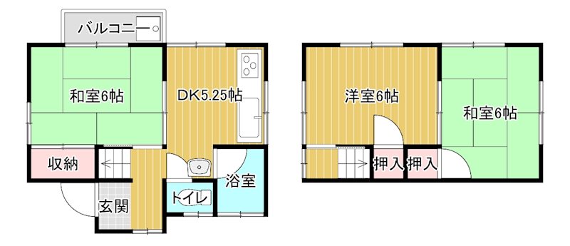 仙波H.S貸家 間取り