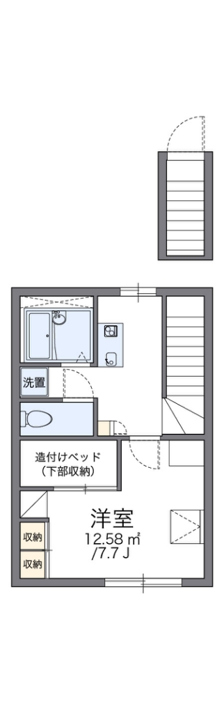 レオパレスエム　ケイ 206号室 間取り