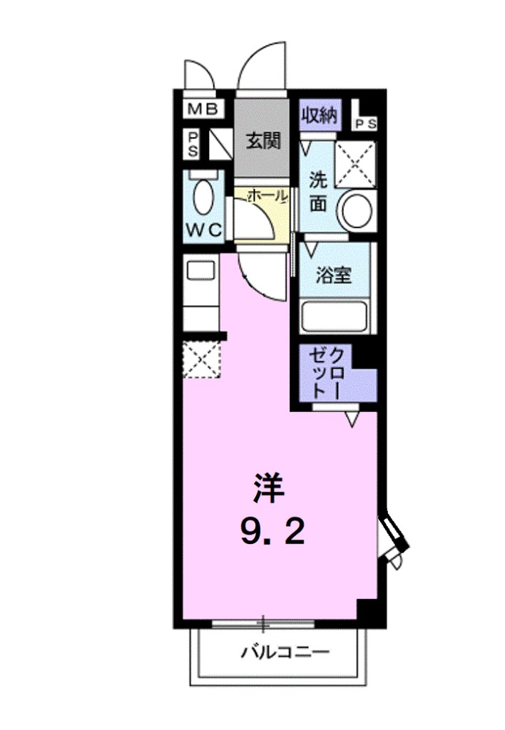 ミニヨンハウス 201号室 間取り