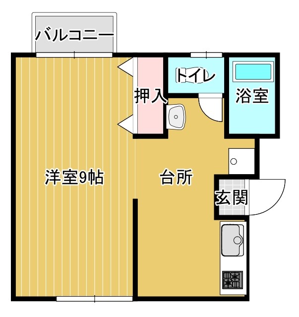 アルフィーハイツ 105号室 間取り