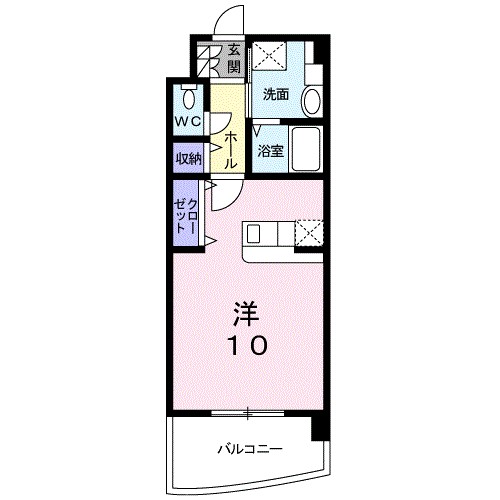 プリムローズ小坂 101号室 間取り