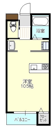 R-Finesse 103号室 間取り