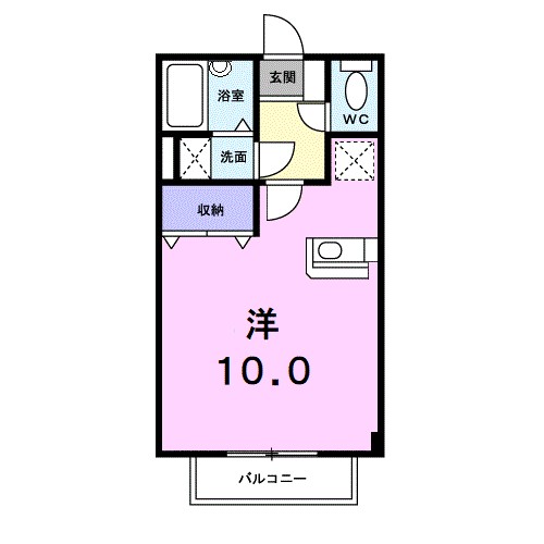 フォレスタ・Ｔ２ 207号室 間取り