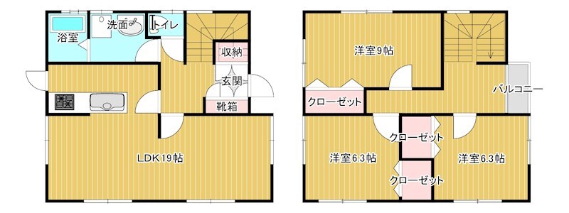 鷹子戸建１号地 間取り