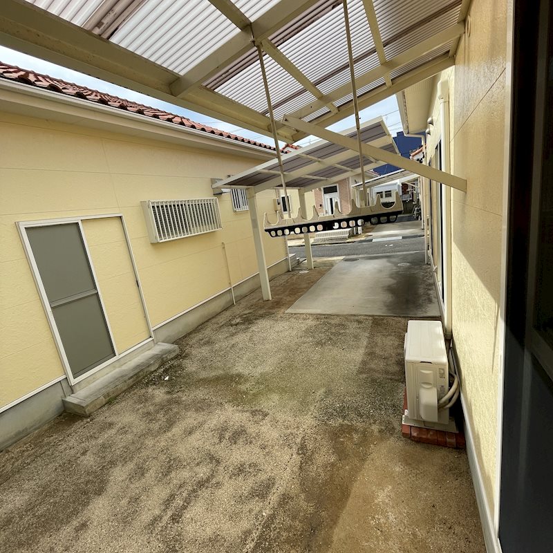 古川南貸家    ベランダ