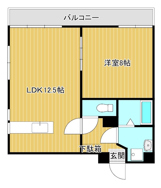 7th heaven 301号室 間取り