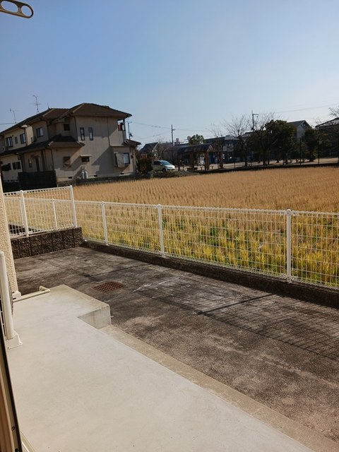 ブルージュ　Ｂ ベランダ