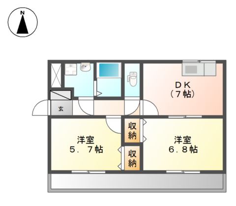 サン・コートM 間取り