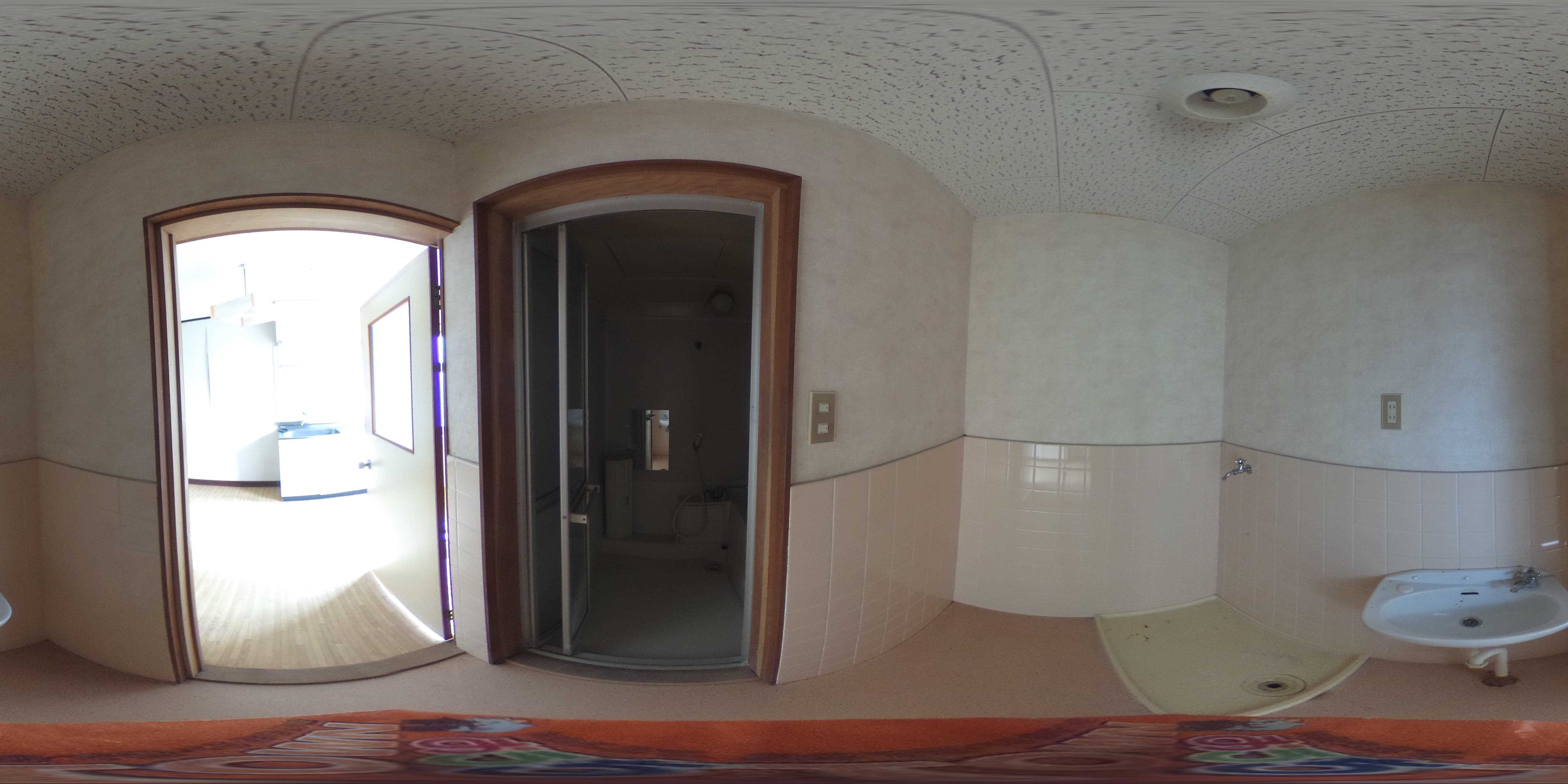 駅前アパート 洗面所