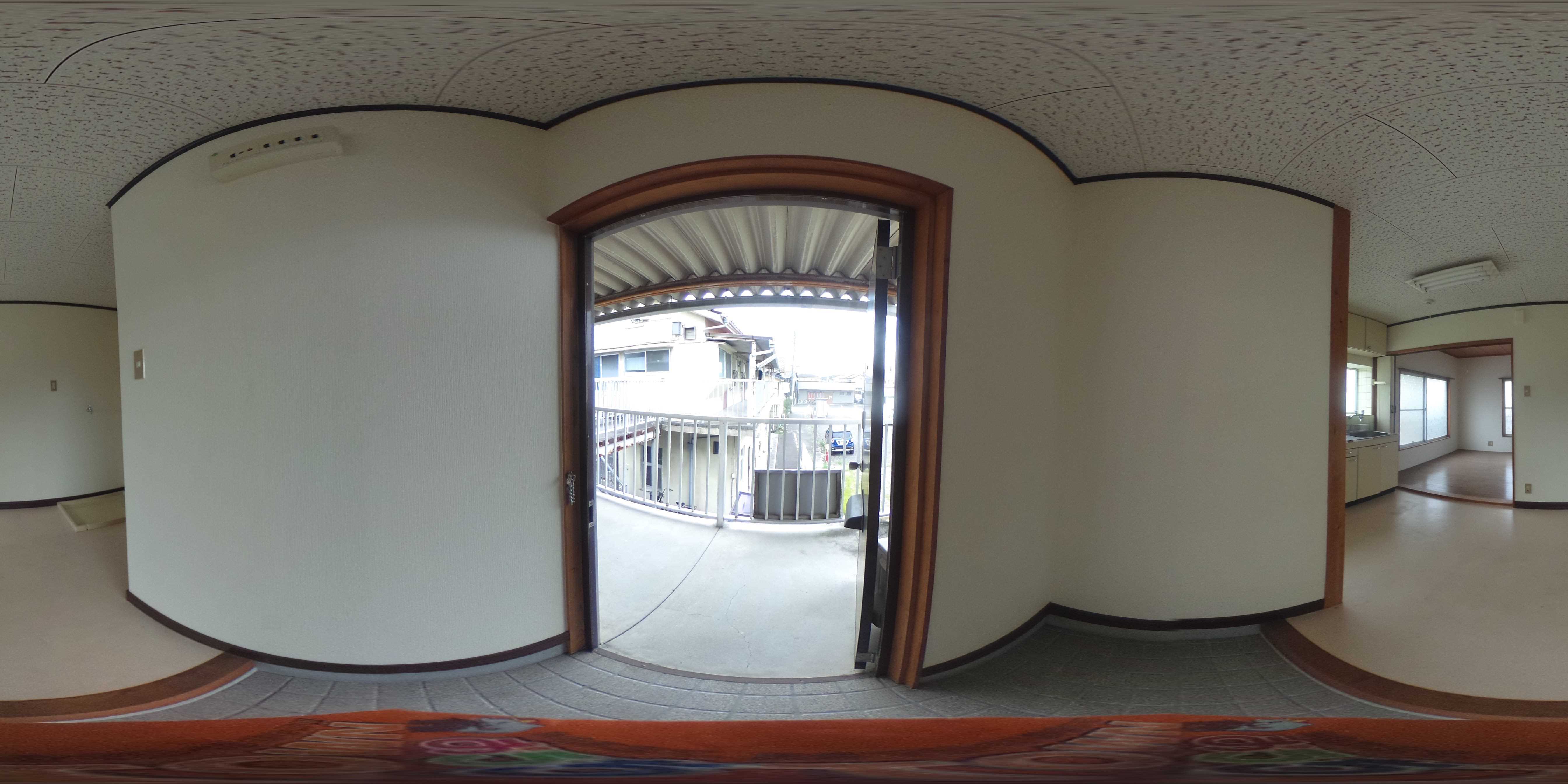 駅前アパート 玄関