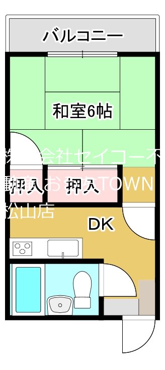東明ハイツ 27号室 間取り