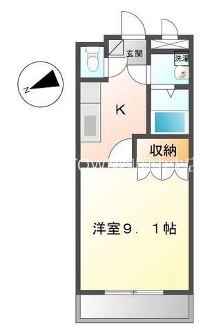 G-Stage　四国中央 参番館 102号室 間取り