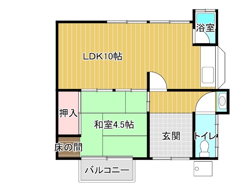 松本MK貸家  間取り