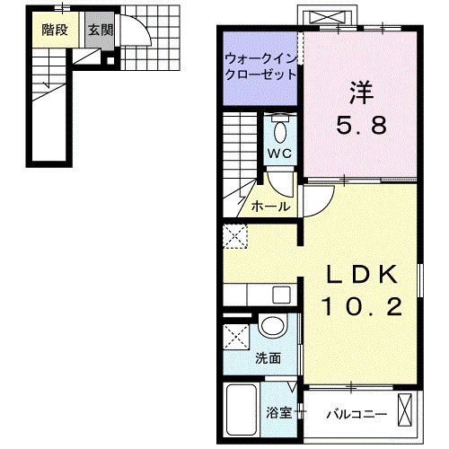 ステラ　アイ 201号室 間取り