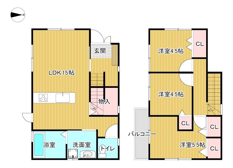 東石井７丁目戸建 間取り