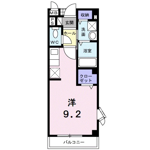 ファスタージュ　Ⅰ 201号室 間取り