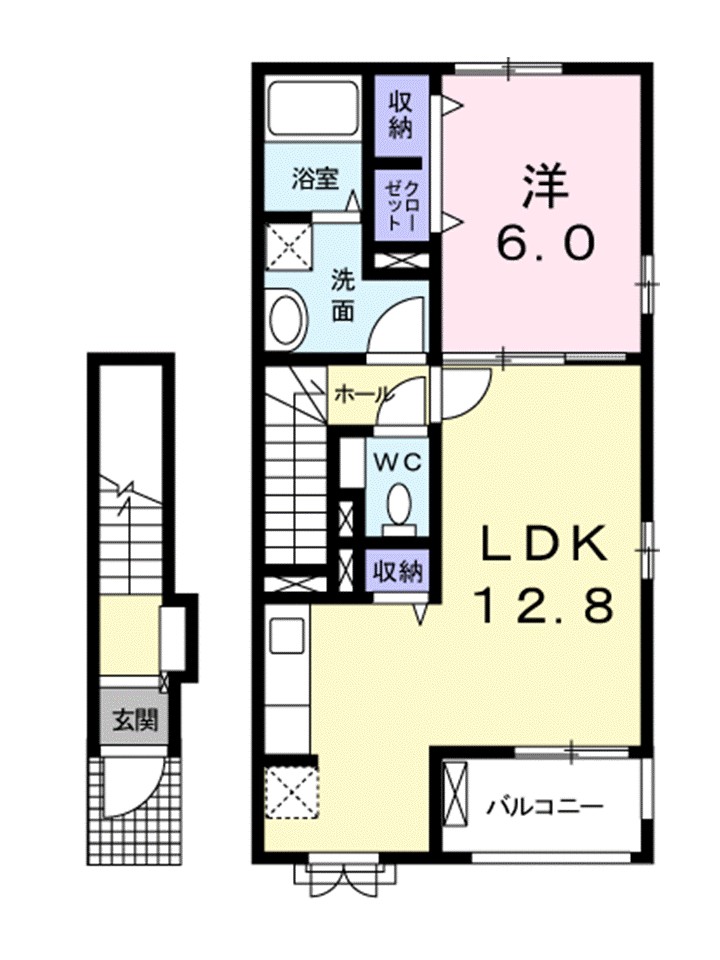 コンドミニアム　Ｉ＆Ｍ 202号室 間取り