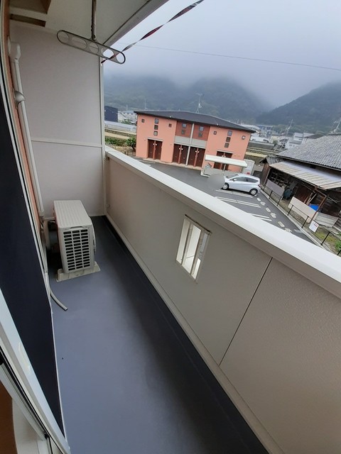 ハッピー大道タウン ベランダ