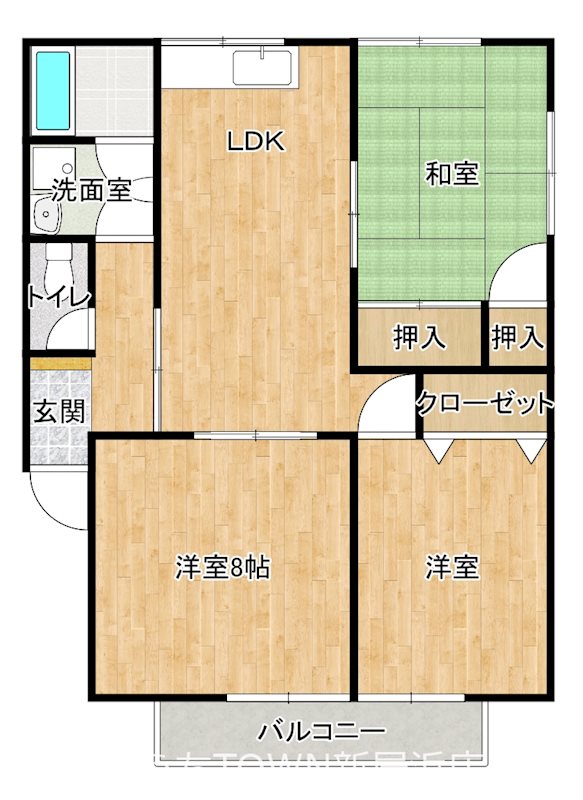 アイホーム 101号室 間取り