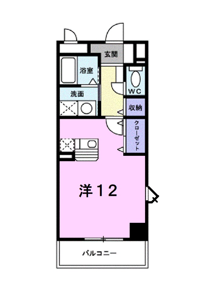 アルカンシエル・オーブ 501号室 間取り