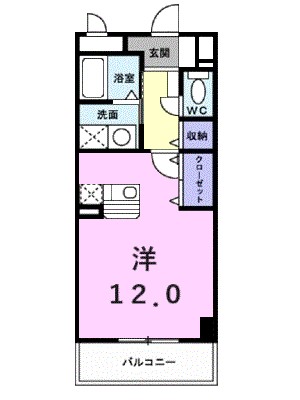 アルカンシエル・オーブ 703号室 間取り